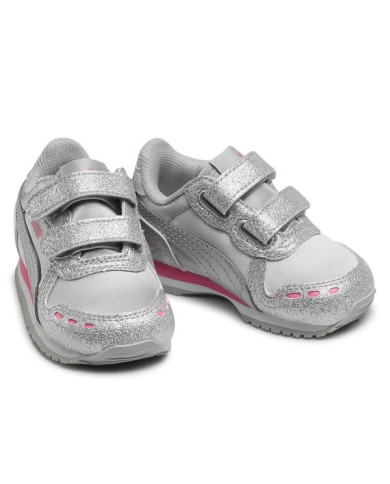 Buty dziecięce Puma CABANA RACER GLITZ V INF 37098608 Szare - Sklep online Mastersport