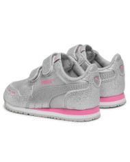 Buty dziecięce Puma CABANA RACER GLITZ V INF 37098608 Szare - Sklep online Mastersport