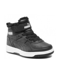 Buty dziecięce Puma REBOUND JOY FUR PS 37547901 Czarne - Sklep online Mastersport