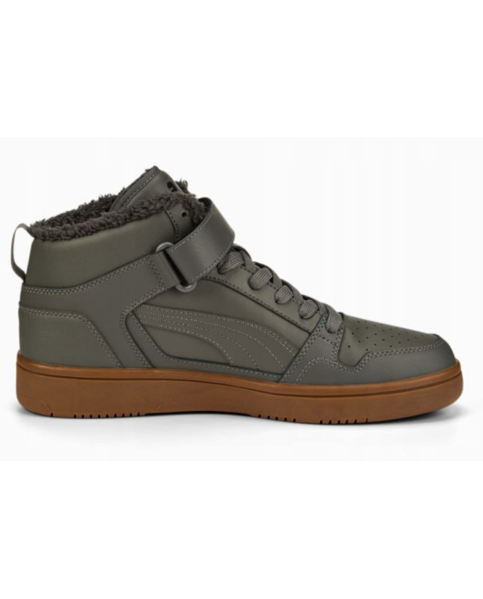 Buty męskie Puma REBOUND MID STRAP WTR 38637603 Szare - Sklep online Mastersport