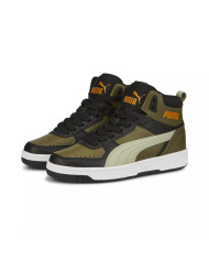 Buty dziecięce Puma REBOUND JOY BLOCKED JR 38844702 Zielone - Sklep online Mastersport