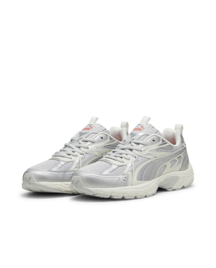 Buty damskie Puma MILENIO TECH 39232206 Srebrne - Sklep online Mastersport