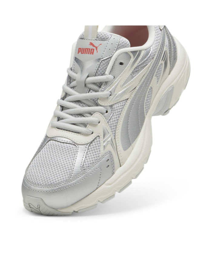 Buty damskie Puma MILENIO TECH 39232206 Srebrne - Sklep online Mastersport