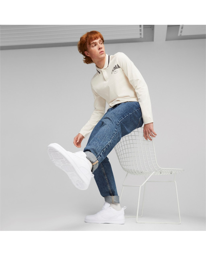 Buty męskie Puma REBOUND V6 LOW 39232803 Białe - Sklep online Mastersport