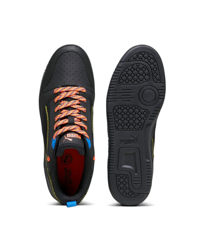 Buty męskie Puma REBOUND V6 LOW 39358101 Czarne - Sklep online Mastersport