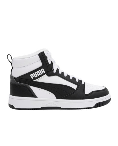 Buty dziecięce Puma REBOUND V6 MID JR 39383101 Białe - Sklep online Mastersport
