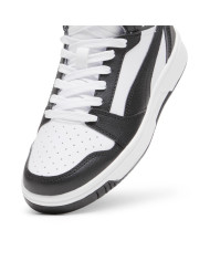 Buty dziecięce Puma REBOUND V6 MID JR 39383101 Białe - Sklep online Mastersport