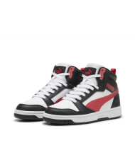 Buty dziecięce Puma REBOUND V6 MID JR 39383116 Czarne - Sklep online Mastersport