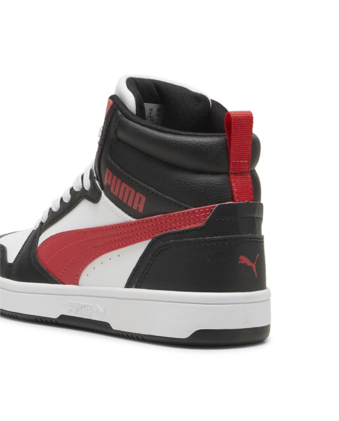 Buty dziecięce Puma REBOUND V6 MID JR 39383116 Czarne - Sklep online Mastersport
