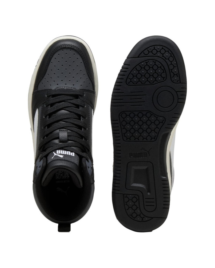 Buty dziecięce Puma REBOUND V6 MID JR 39383129 Czarne - Sklep online Mastersport