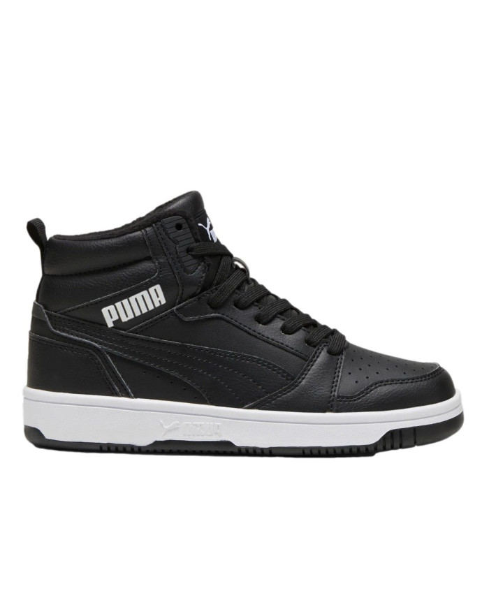 Buty dziecięce Puma REBOUND V6 MID WTR 39468501 Czarne - Sklep online Mastersport