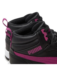 Buty dziecięce Puma REBOUND V6 MID WTR 39468504 Czarne - Sklep online Mastersport