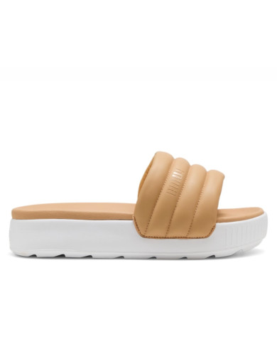 Klapki damskie Puma KARMEN SLIDE PUFFY WMNS 39539910 Beżowe - Sklep online Mastersport