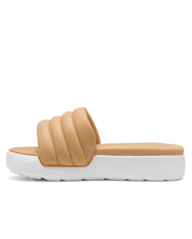 Klapki damskie Puma KARMEN SLIDE PUFFY WMNS 39539910 Beżowe - Sklep online Mastersport