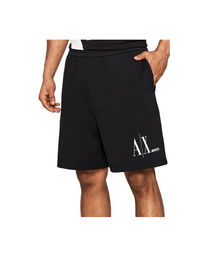 Szorty męskie Armani Exchange BERMUDA 3LZSJE-ZJYAZ-1200 Czarne - Sklep online Mastersport