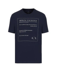 Koszulka męska Armani Exchange T-SHIRT 3LZTHD-ZJH4Z-15BA Niebieska - Sklep online Mastersport