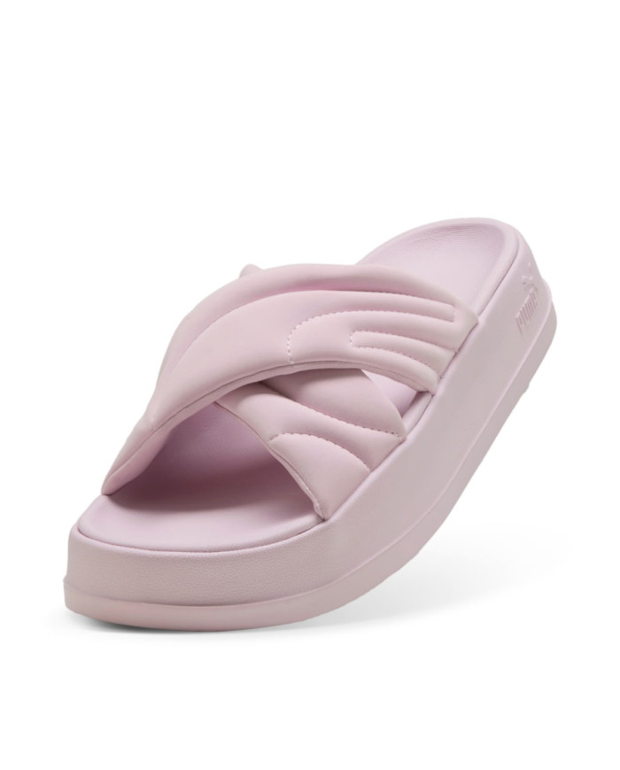 Klapki damskie Puma LEADCAT PLATFORM 40034005 Różowe - Sklep online Mastersport