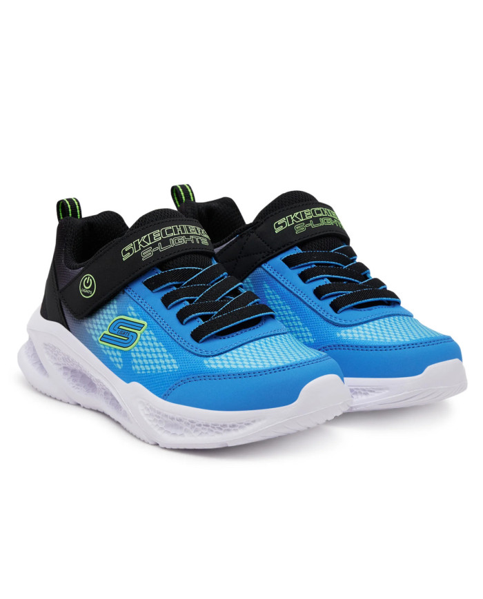 Buty dziecięce Skechers SKECHERS METEOR-LIGHTS KRENDOX 401495LBKBL Niebieskie - Sklep online Mastersport