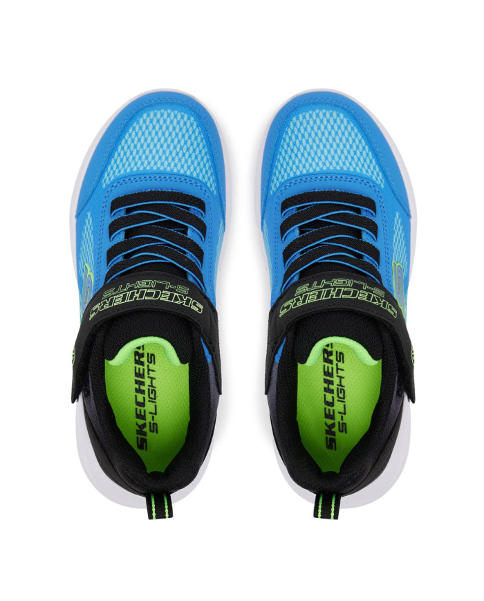 Buty dziecięce Skechers SKECHERS METEOR-LIGHTS KRENDOX 401495LBKBL Niebieskie - Sklep online Mastersport