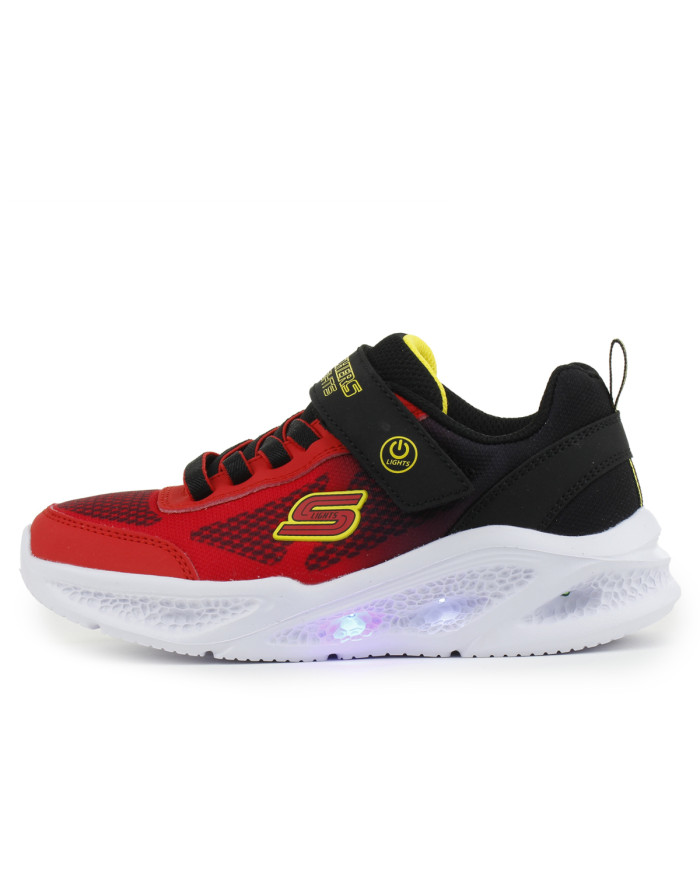Buty dziecięce Skechers SKECHERS METEOR-LIGHTS KRENDOX 401495LRDBK Czerwone - Sklep online Mastersport