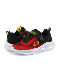 Buty dziecięce Skechers SKECHERS METEOR-LIGHTS KRENDOX 401495LRDBK Czerwone - Sklep online Mastersport