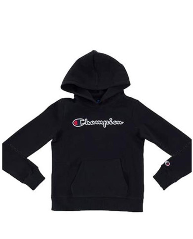 Bluza dziecięca Champion HOODED SWEATSHIRT 404225KK001 Czarna - Sklep online Mastersport