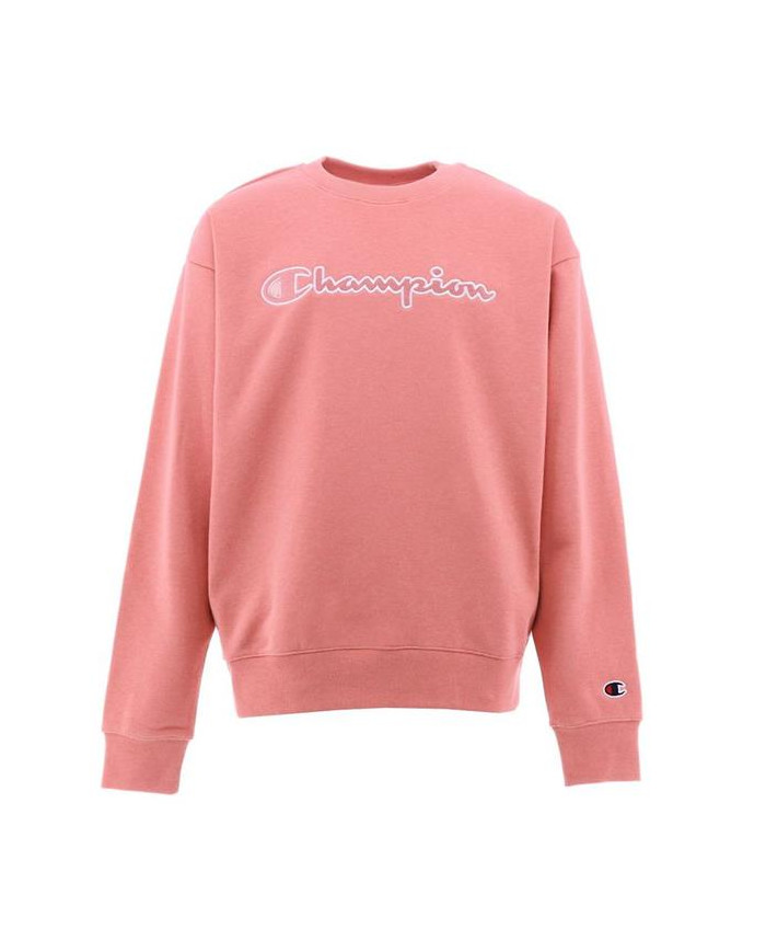 Bluza dziecięca Champion CREWNECK SWEATSHIRT 404331PS092 Różowa - Sklep online Mastersport
