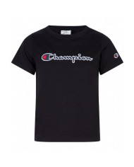 Koszulka dziecięca Champion CREWNECK T-SHIRT 404336KK001 Czarna - Sklep online Mastersport