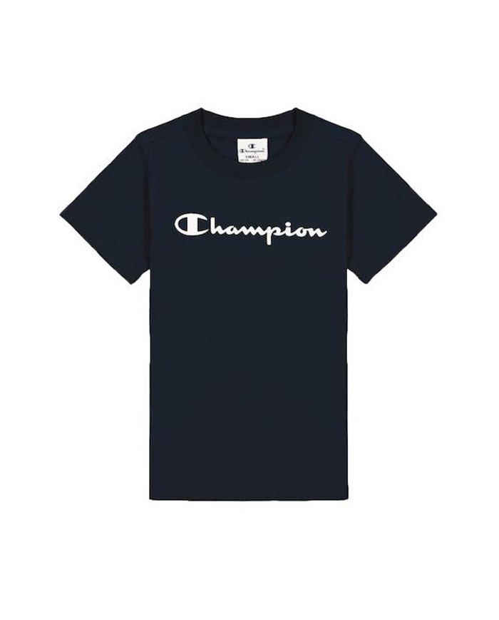 Koszulka dziecięca Champion CREWNECK T-SHIRT 404541BS501 Niebieska - Sklep online Mastersport