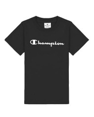 Koszulka dziecięca Champion CREWNECK T-SHIRT 404541KK001 Czarna - Sklep online Mastersport