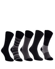 Skarpetki męskie Tommy Hilfiger MEN BIRDEYE GIFTBOX 5P 492005001-200 Wielokolorowe - Sklep online Mastersport