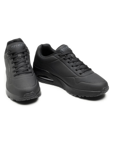 Buty męskie Skechers UNO STAND ON AIR 52458BBK Czarne - Sklep online Mastersport