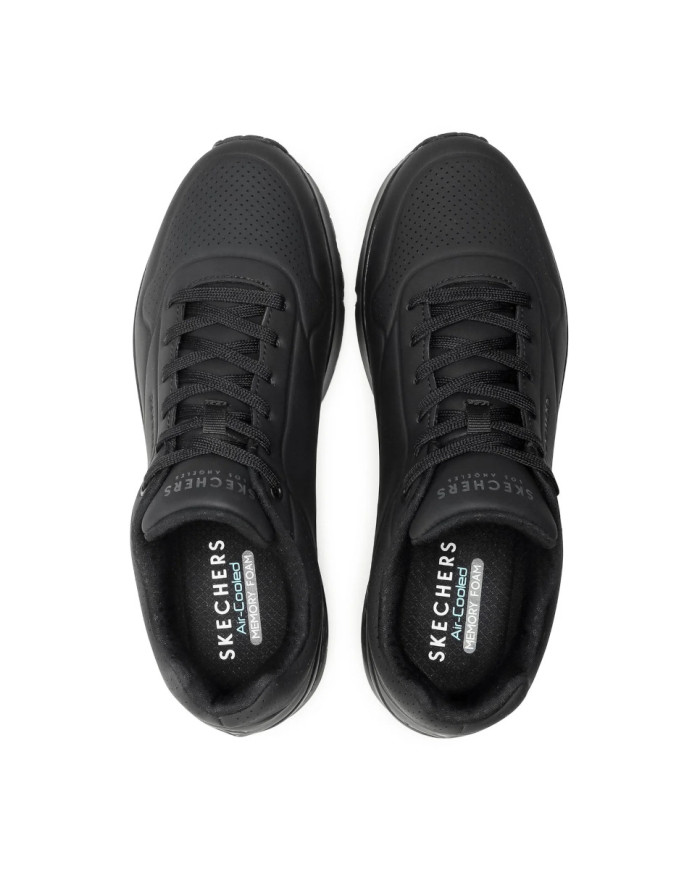 Buty męskie Skechers UNO STAND ON AIR 52458BBK Czarne - Sklep online Mastersport
