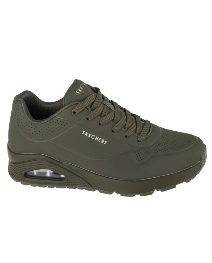 Buty męskie Skechers UNO STAND ON AIR 52458DKGR Zielone - Sklep online Mastersport