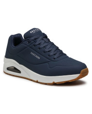 Buty męskie Skechers UNO STAND ON AIR 52458NVY Niebieskie - Sklep online Mastersport
