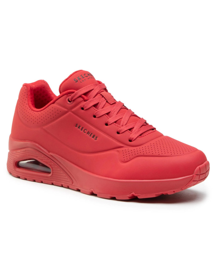 Buty męskie Skechers UNO STAND ON AIR 52458RED Czerwone - Sklep online Mastersport