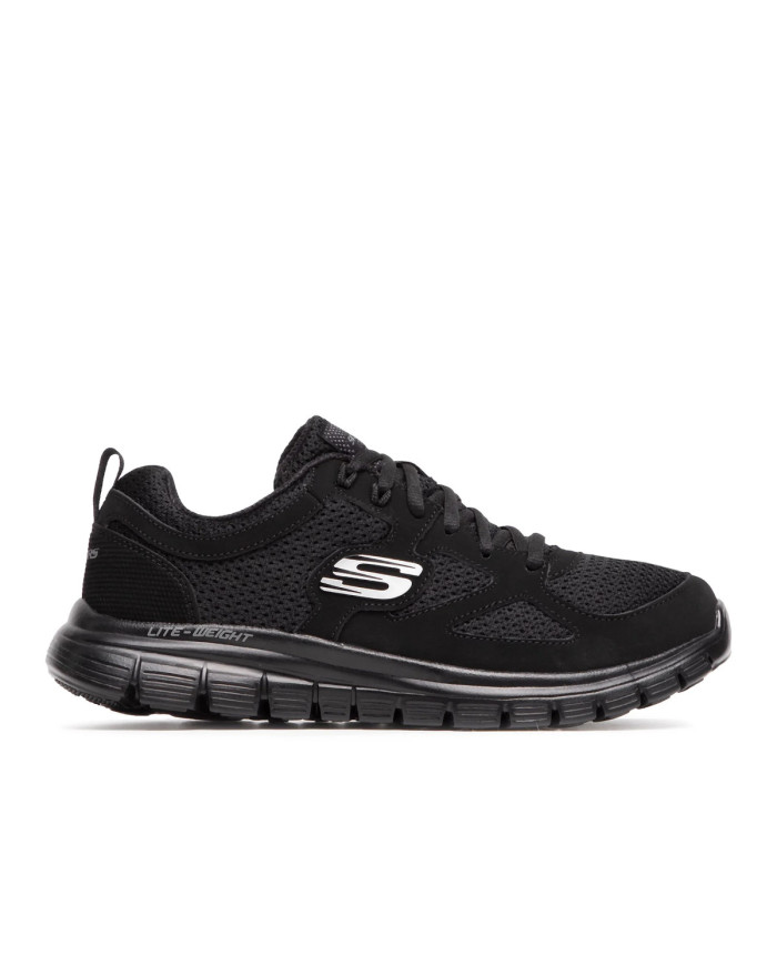 Buty męskie Skechers BURNS AGOURA 52635BBK Czarne - Sklep online Mastersport