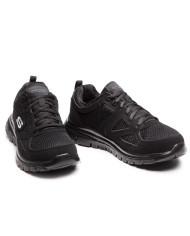 Buty męskie Skechers BURNS AGOURA 52635BBK Czarne - Sklep online Mastersport