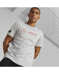 Koszulka męska Puma MAPF1 LOGO TEE MERCEDES TEAM 53848202 Szara - Sklep online Mastersport