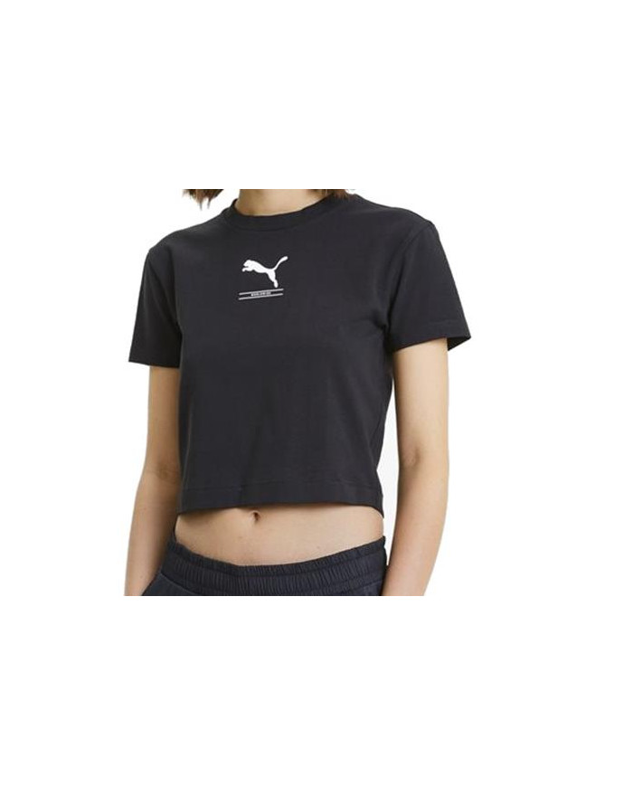 Koszulka damska Puma NU-TILITY FITTED TEE 58137701 Czarna - Sklep online Mastersport