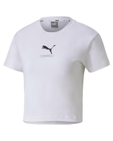 Koszulka damska Puma NU-TILITY FITTED TEE 58137702 Biała - Sklep online Mastersport