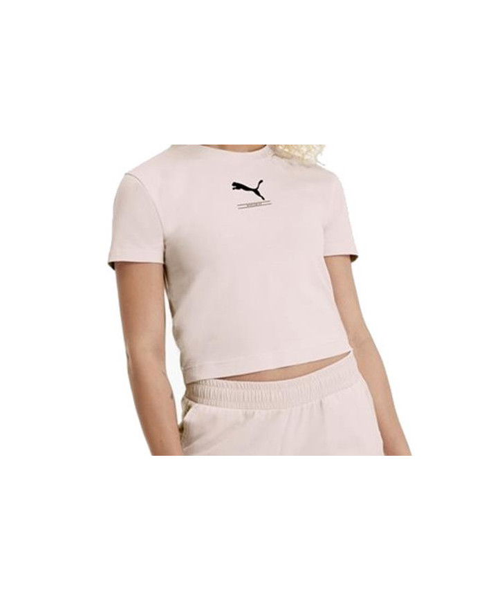 Koszulka damska Puma NU-TILITY FITTED TEE 58137717 Różowa - Sklep online Mastersport