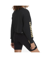 Bluza damska Puma REBEL CREW SWEAT TR 58175551 Czarna - Sklep online Mastersport