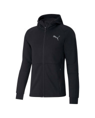 Bluza męska Puma EVOSTRIPE FZ HOODIE 58346701 Czarna - Sklep online Mastersport