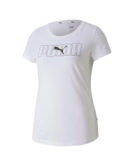 Koszulka damska Puma REBEL GRAPHIC TEE 58355752 Biała - Sklep online Mastersport