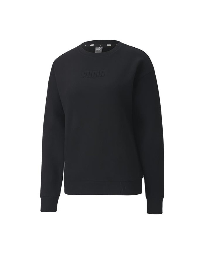 Bluza damska Puma MODERN BASICS CREW FL 58363601 Czarna - Sklep online Mastersport