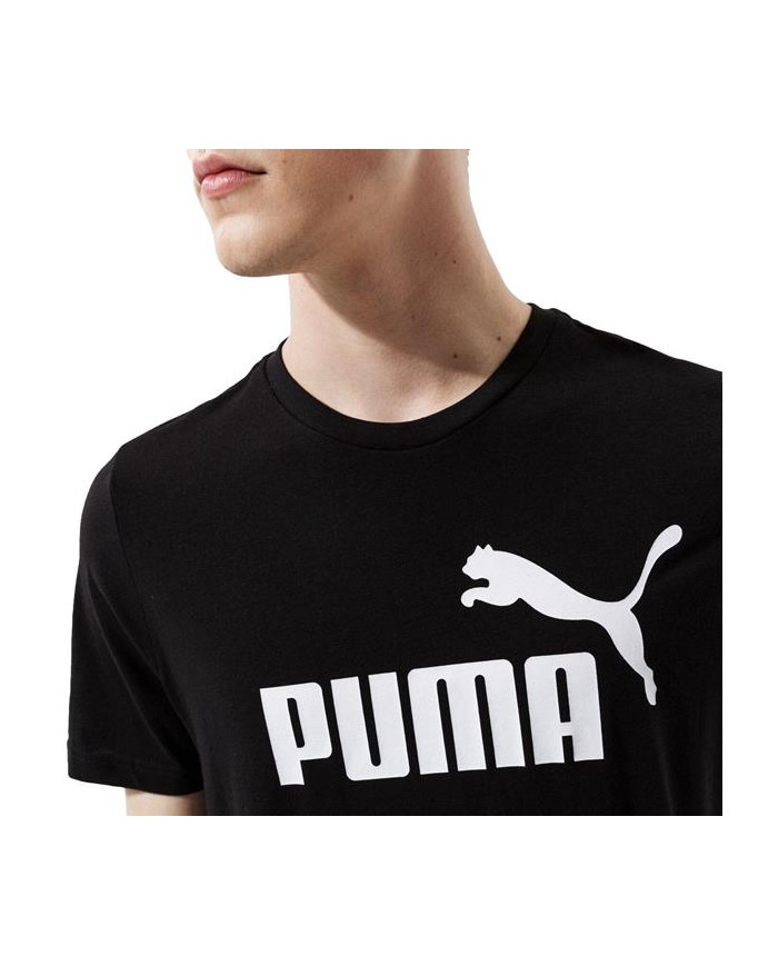 Koszulka męska Puma ESS LOGO TEE 58666601 Czarna - Sklep online Mastersport