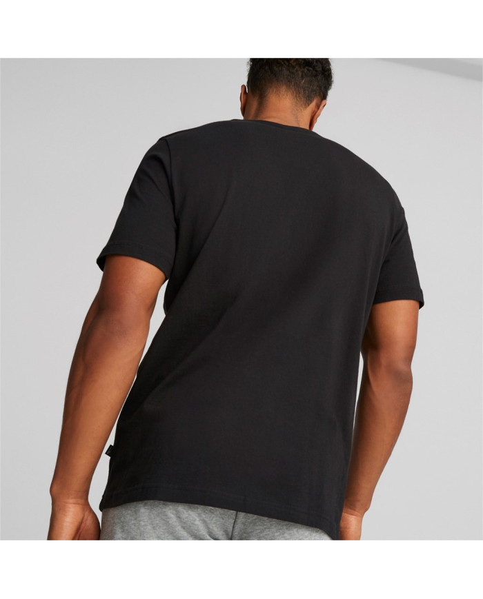 Koszulka męska Puma ESS LOGO TEE 58666601 Czarna - Sklep online Mastersport