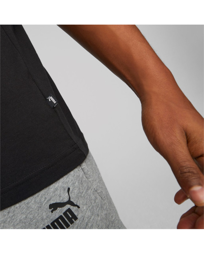 Koszulka męska Puma ESS LOGO TEE 58666601 Czarna - Sklep online Mastersport