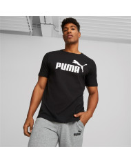 Koszulka męska Puma ESS LOGO TEE 58666601 Czarna - Sklep online Mastersport
